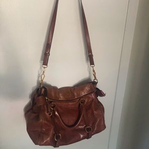 Prada’s Miu Miu - Vitello Lux Bow Satchel Leather